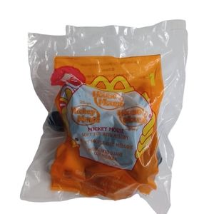Mickey Mouse McDonalds Happy Meal Toy #1 -Mickey Mouse Soft Toy W/Melody